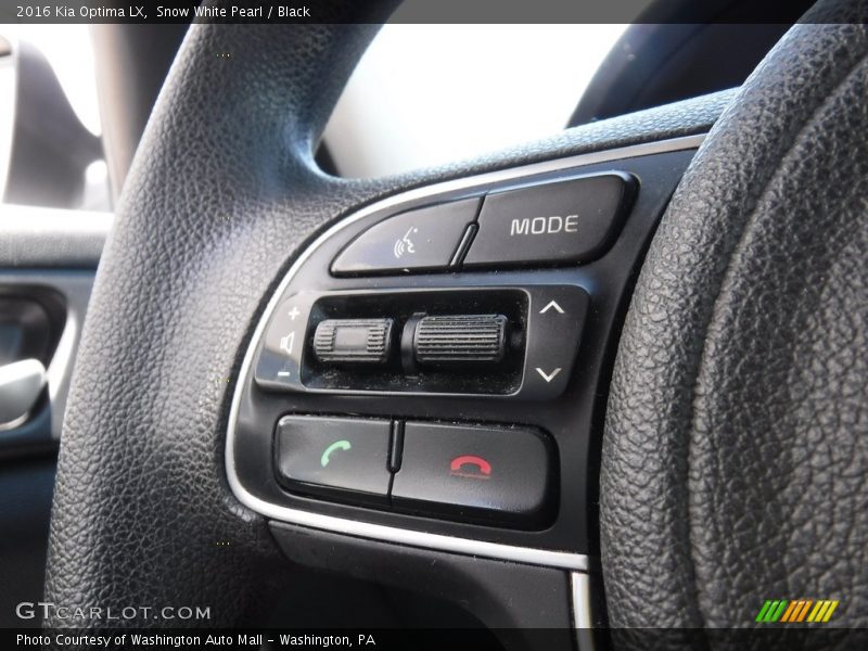 Snow White Pearl / Black 2016 Kia Optima LX