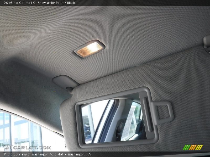 Snow White Pearl / Black 2016 Kia Optima LX
