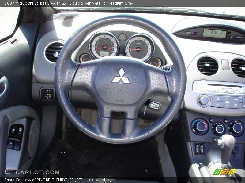 Liquid Silver Metallic / Medium Gray 2007 Mitsubishi Eclipse Spyder GS
