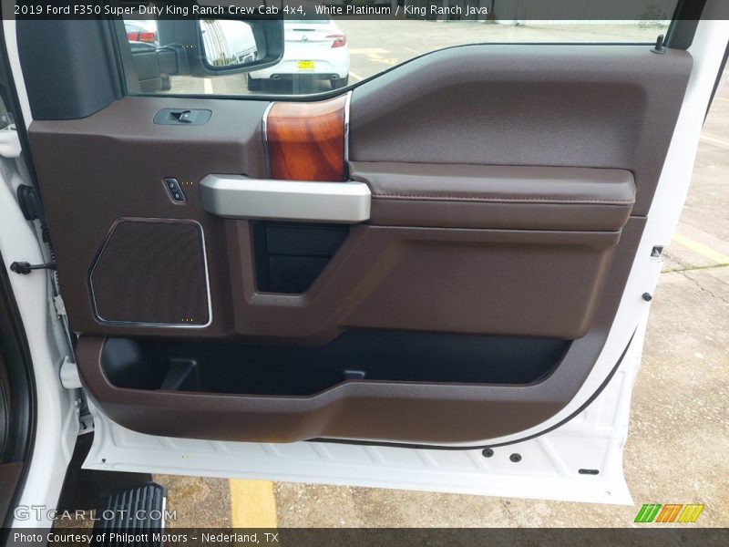 Door Panel of 2019 F350 Super Duty King Ranch Crew Cab 4x4