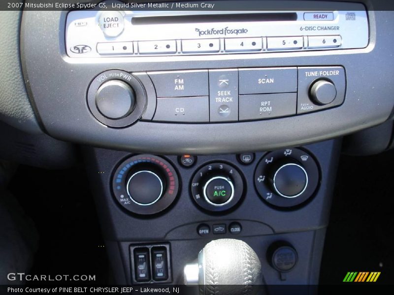Liquid Silver Metallic / Medium Gray 2007 Mitsubishi Eclipse Spyder GS