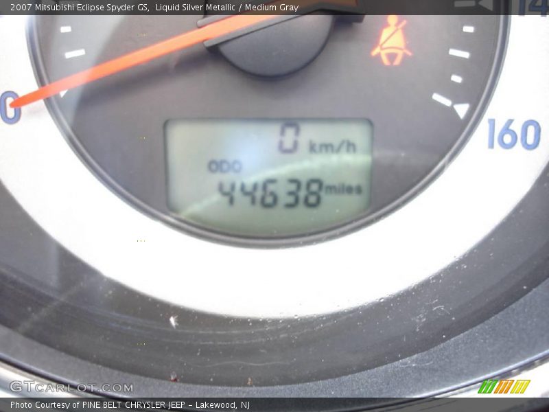 Liquid Silver Metallic / Medium Gray 2007 Mitsubishi Eclipse Spyder GS