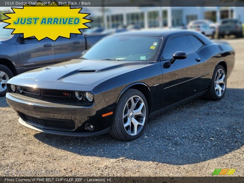Pitch Black / Black 2016 Dodge Challenger R/T