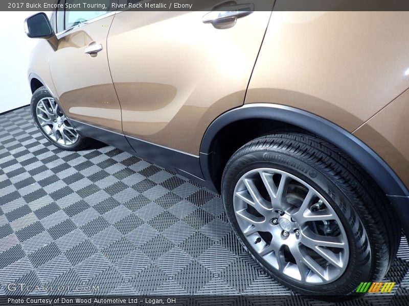 River Rock Metallic / Ebony 2017 Buick Encore Sport Touring