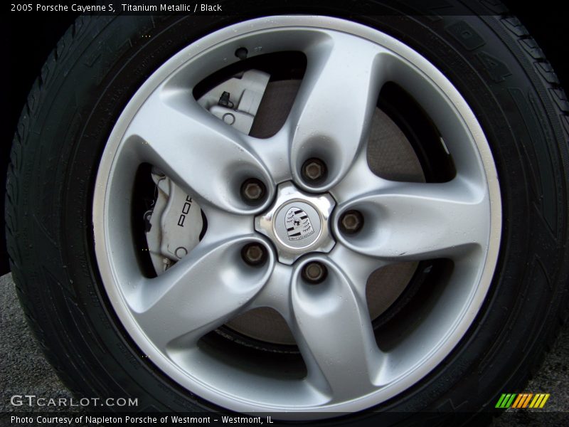 Titanium Metallic / Black 2005 Porsche Cayenne S