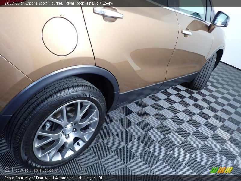 River Rock Metallic / Ebony 2017 Buick Encore Sport Touring