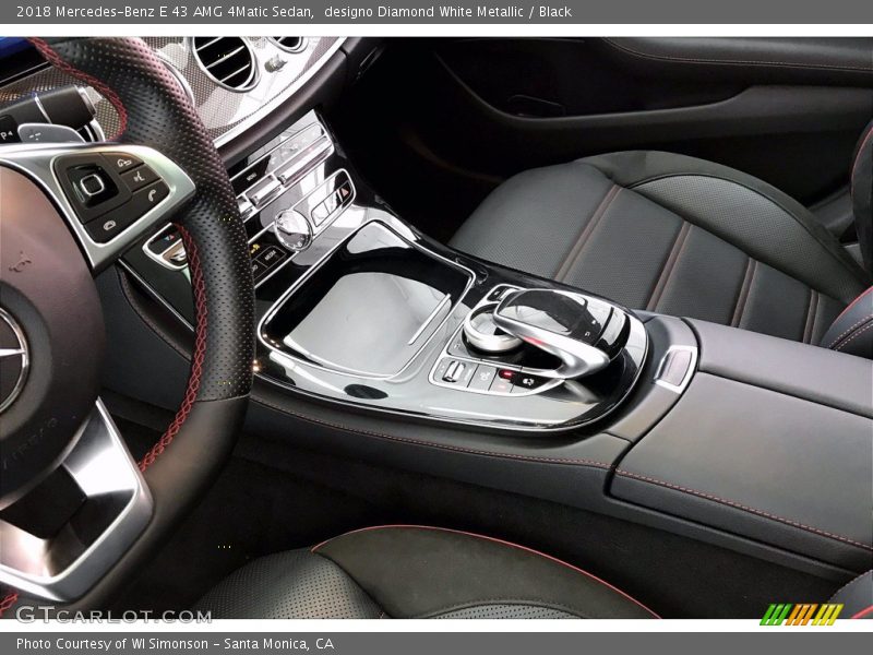 designo Diamond White Metallic / Black 2018 Mercedes-Benz E 43 AMG 4Matic Sedan