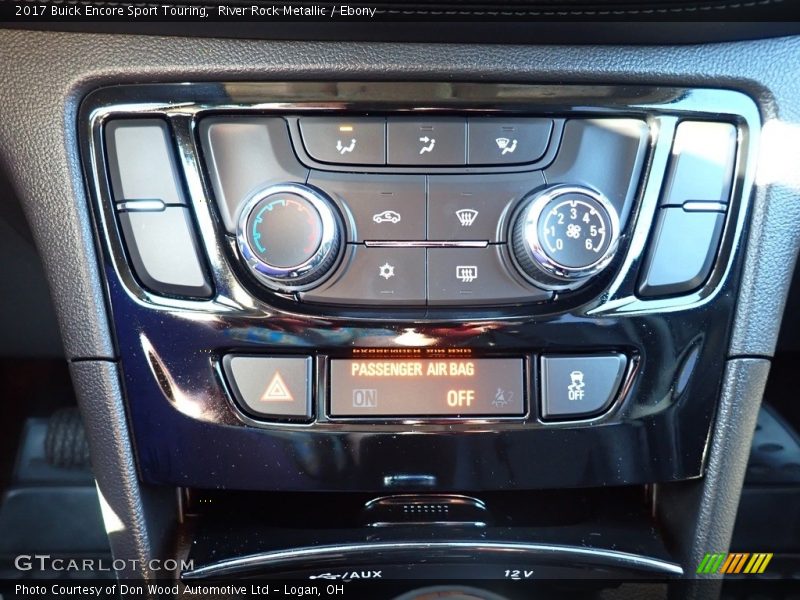 River Rock Metallic / Ebony 2017 Buick Encore Sport Touring