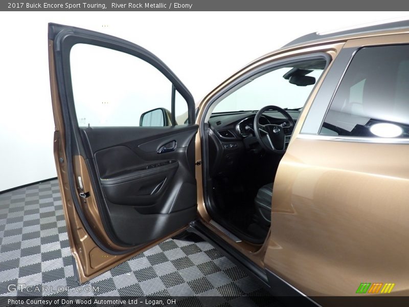 River Rock Metallic / Ebony 2017 Buick Encore Sport Touring