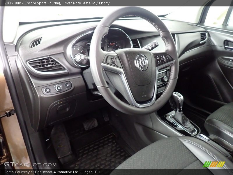 River Rock Metallic / Ebony 2017 Buick Encore Sport Touring