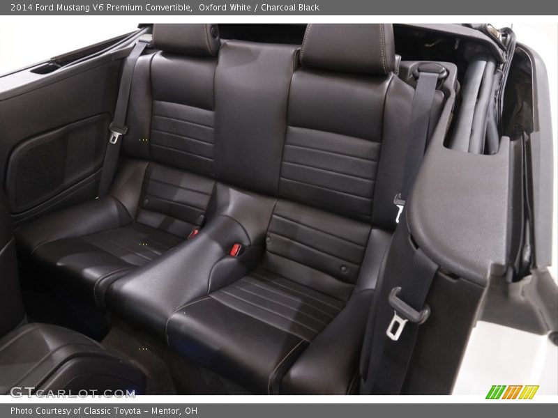 Oxford White / Charcoal Black 2014 Ford Mustang V6 Premium Convertible