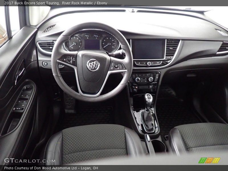 River Rock Metallic / Ebony 2017 Buick Encore Sport Touring