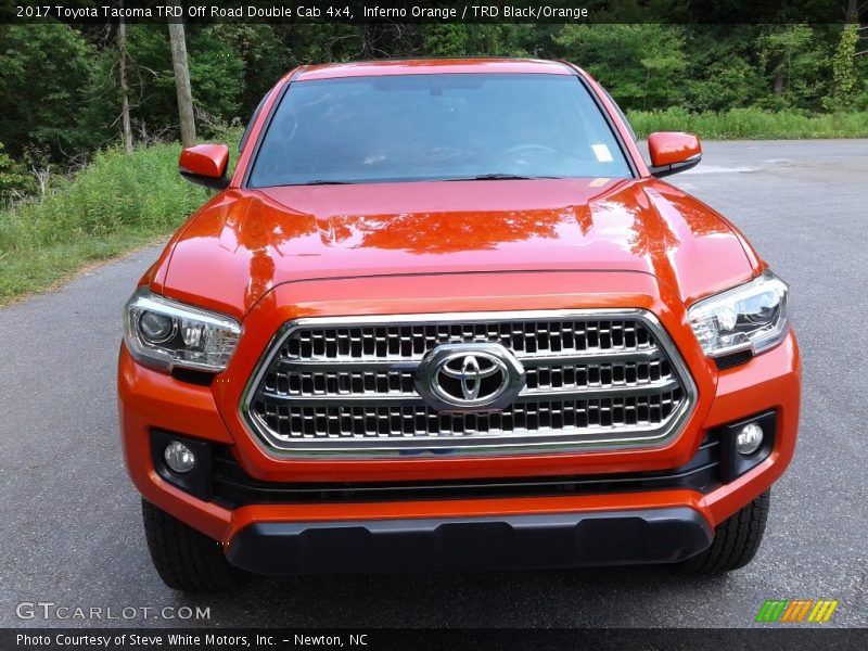 Inferno Orange / TRD Black/Orange 2017 Toyota Tacoma TRD Off Road Double Cab 4x4