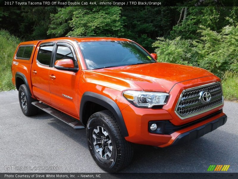 Inferno Orange / TRD Black/Orange 2017 Toyota Tacoma TRD Off Road Double Cab 4x4