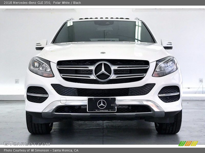 Polar White / Black 2018 Mercedes-Benz GLE 350