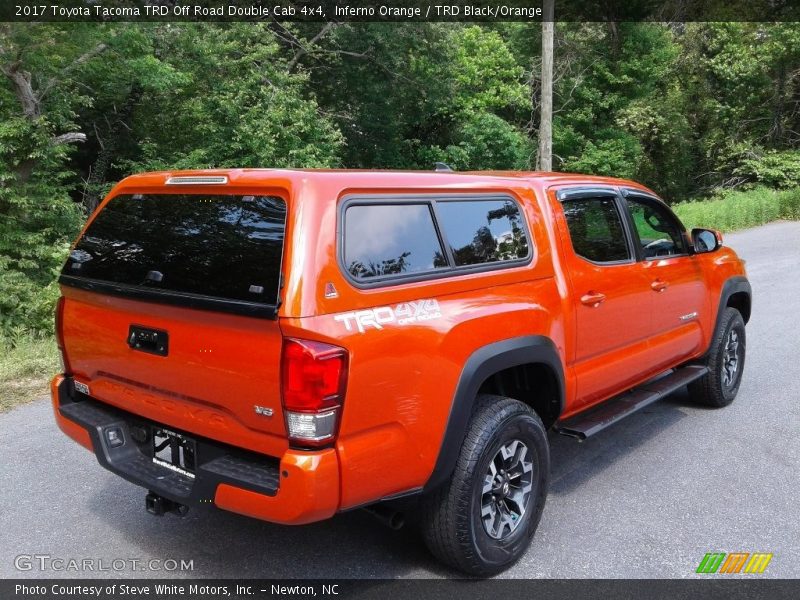 Inferno Orange / TRD Black/Orange 2017 Toyota Tacoma TRD Off Road Double Cab 4x4