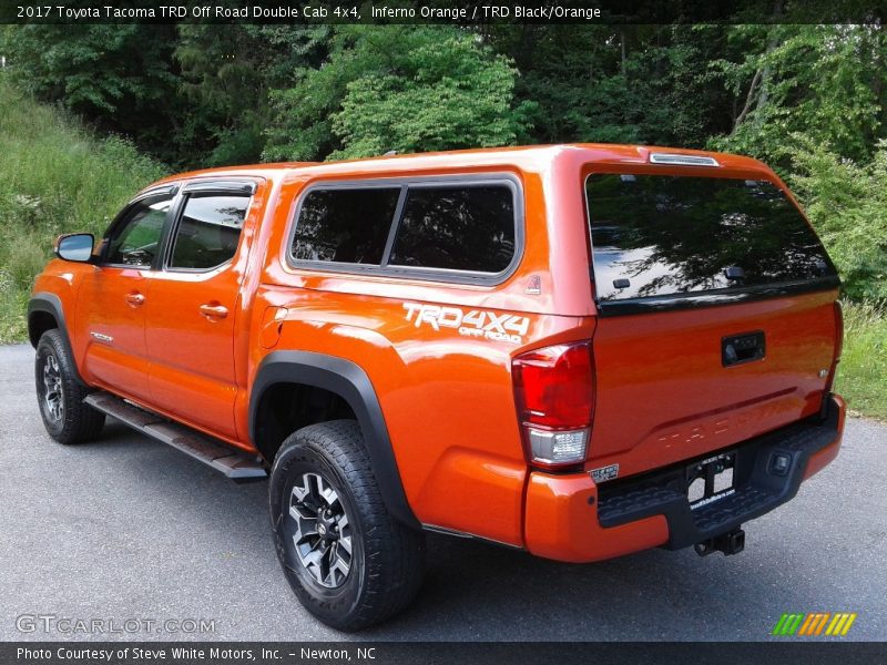 Inferno Orange / TRD Black/Orange 2017 Toyota Tacoma TRD Off Road Double Cab 4x4