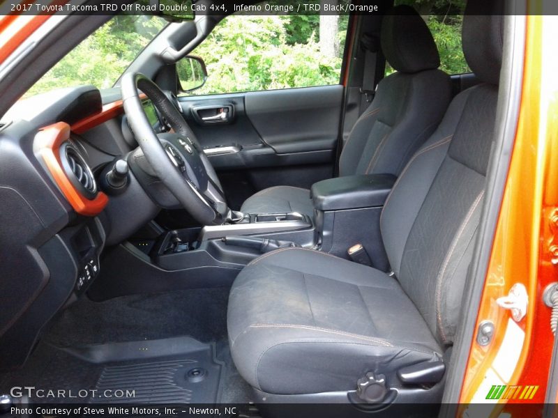Inferno Orange / TRD Black/Orange 2017 Toyota Tacoma TRD Off Road Double Cab 4x4