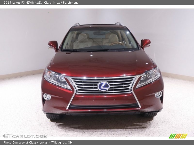 Claret Mica / Parchment 2015 Lexus RX 450h AWD