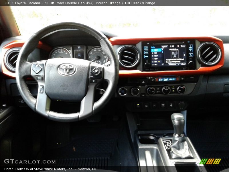 Inferno Orange / TRD Black/Orange 2017 Toyota Tacoma TRD Off Road Double Cab 4x4