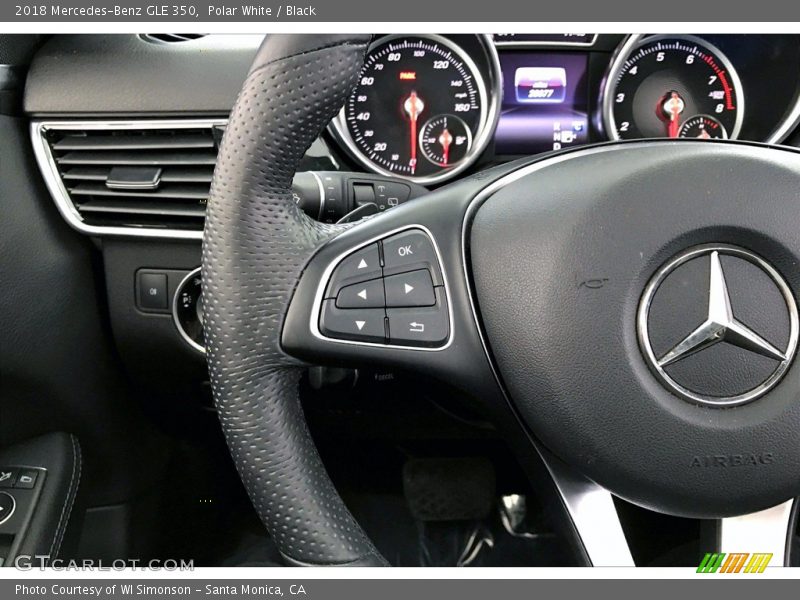 Polar White / Black 2018 Mercedes-Benz GLE 350