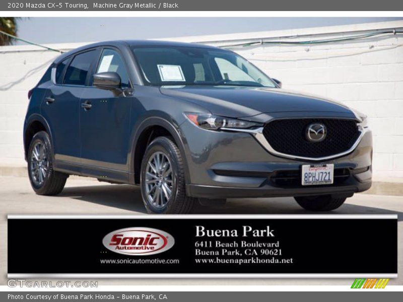 Machine Gray Metallic / Black 2020 Mazda CX-5 Touring