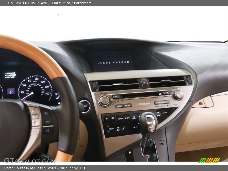 Controls of 2015 RX 450h AWD