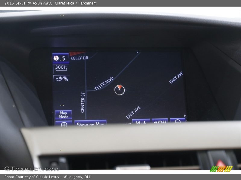 Navigation of 2015 RX 450h AWD