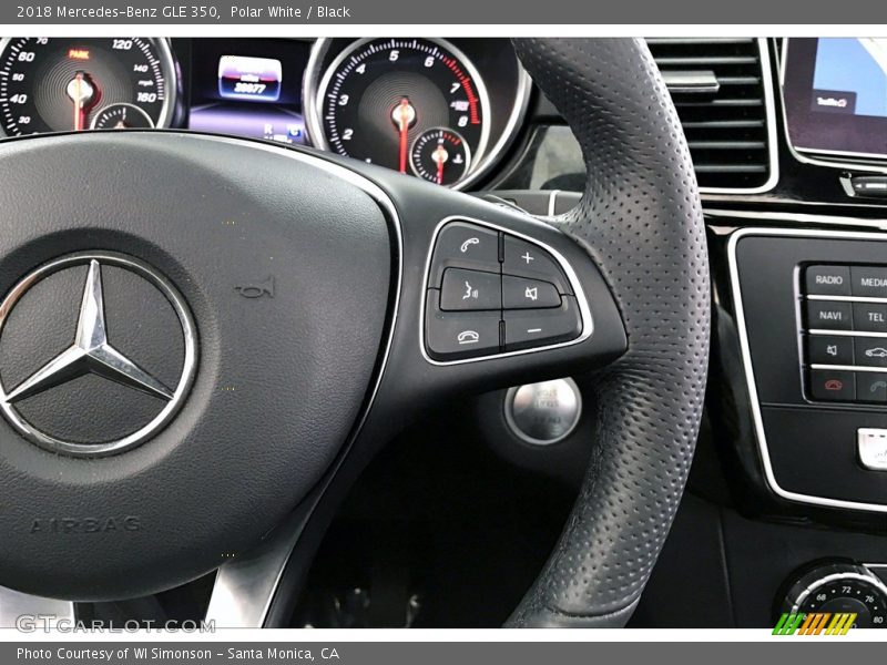 Polar White / Black 2018 Mercedes-Benz GLE 350