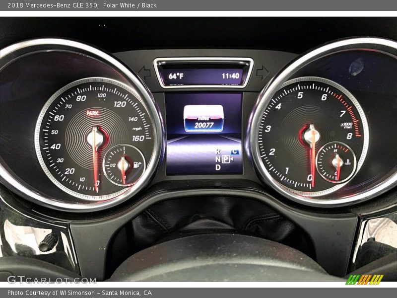 Polar White / Black 2018 Mercedes-Benz GLE 350
