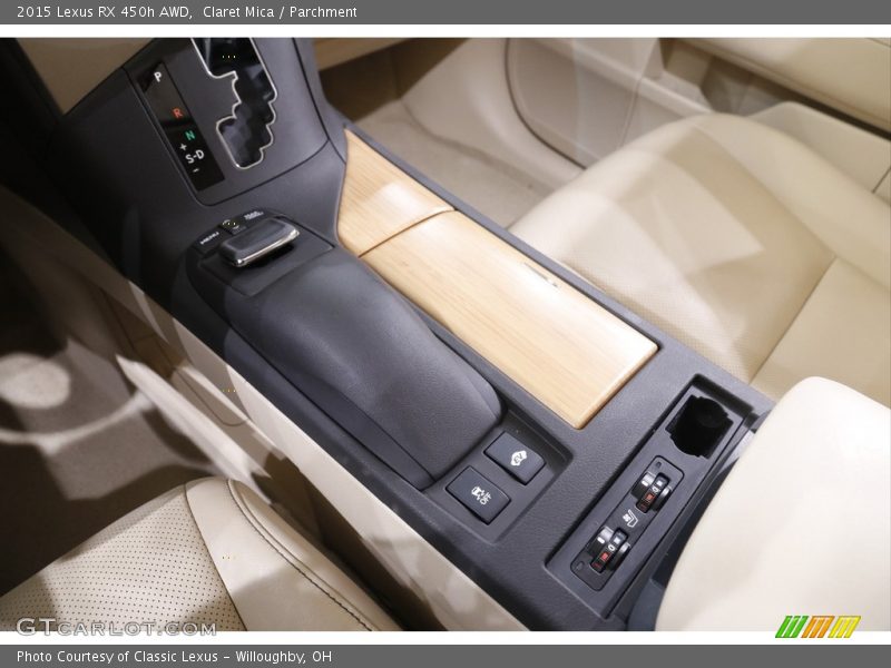 Controls of 2015 RX 450h AWD
