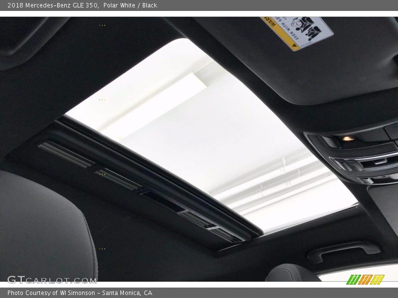 Polar White / Black 2018 Mercedes-Benz GLE 350