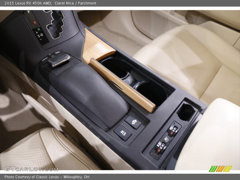 Controls of 2015 RX 450h AWD