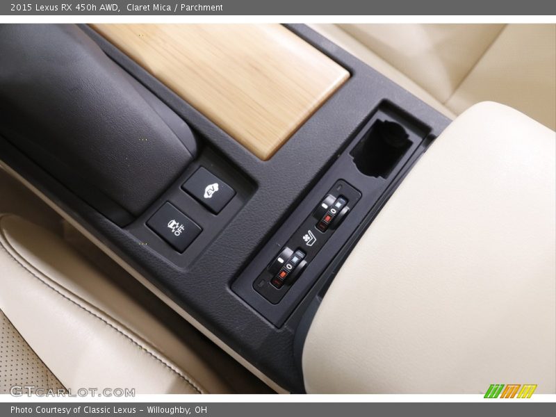 Controls of 2015 RX 450h AWD