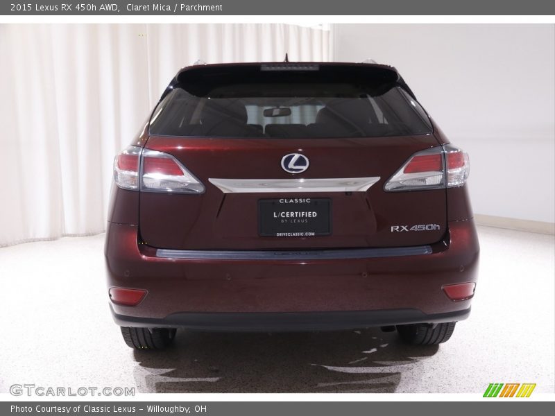  2015 RX 450h AWD Claret Mica