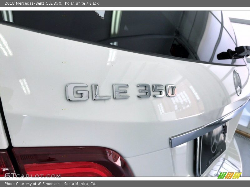 Polar White / Black 2018 Mercedes-Benz GLE 350