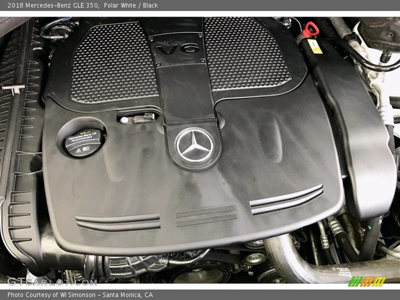 Polar White / Black 2018 Mercedes-Benz GLE 350