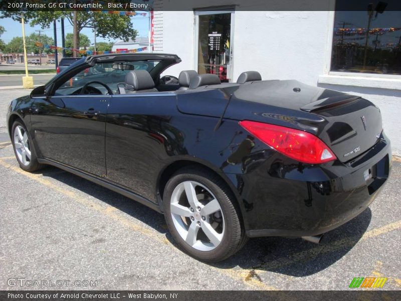 Black / Ebony 2007 Pontiac G6 GT Convertible