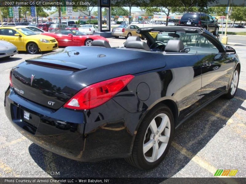 Black / Ebony 2007 Pontiac G6 GT Convertible