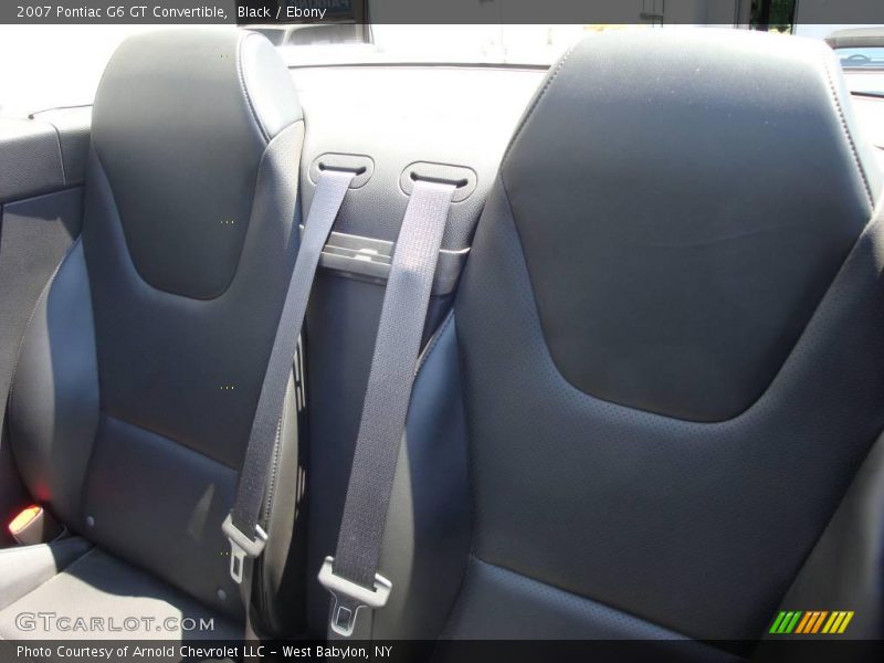 Black / Ebony 2007 Pontiac G6 GT Convertible