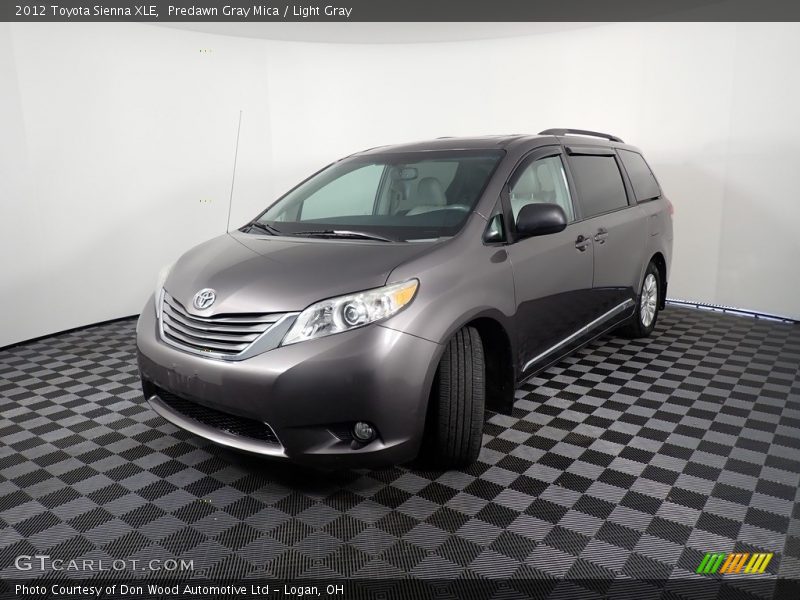 Predawn Gray Mica / Light Gray 2012 Toyota Sienna XLE
