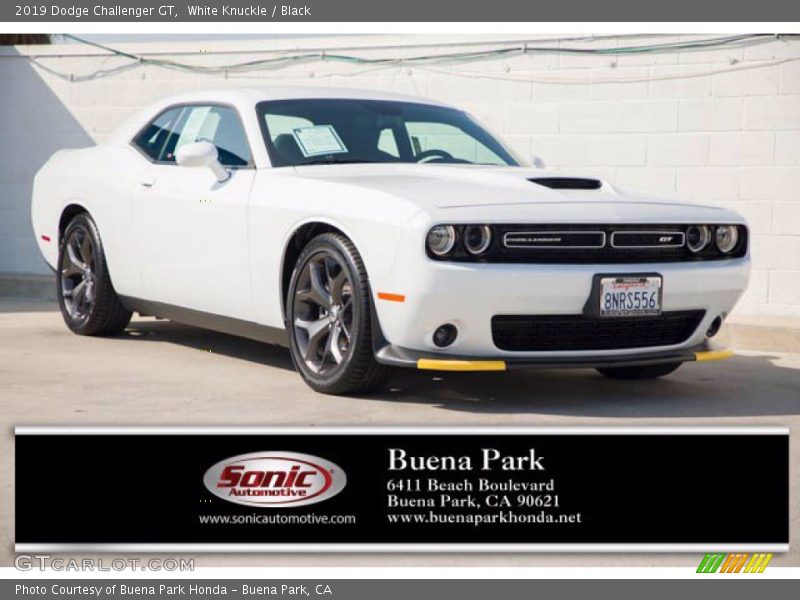 White Knuckle / Black 2019 Dodge Challenger GT