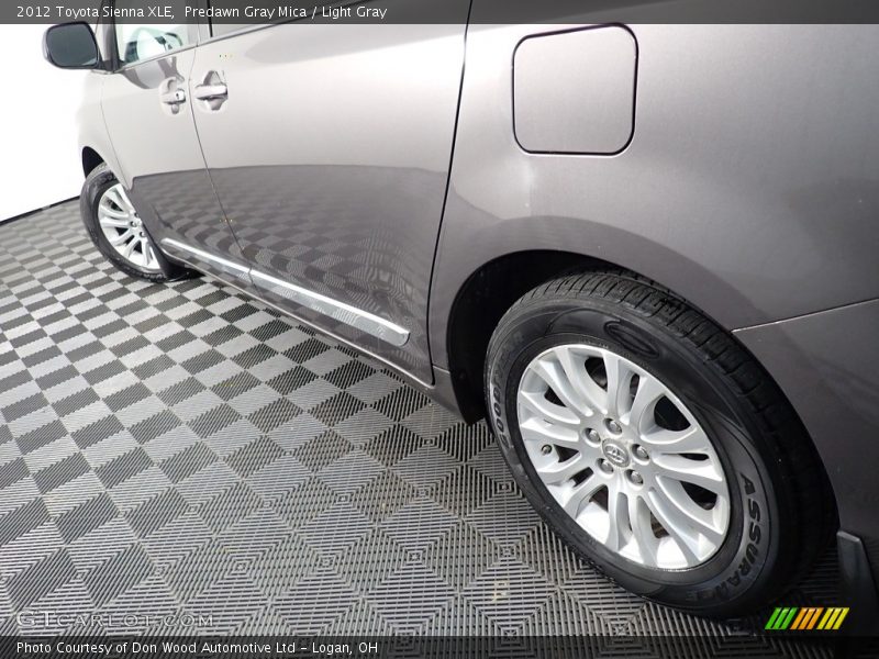 Predawn Gray Mica / Light Gray 2012 Toyota Sienna XLE