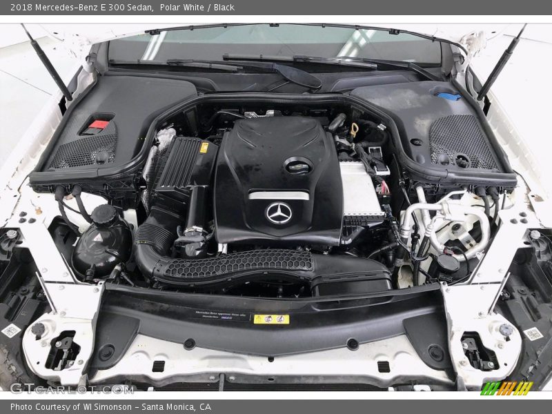 Polar White / Black 2018 Mercedes-Benz E 300 Sedan