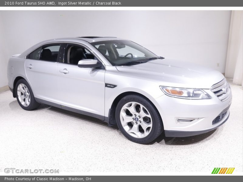 Ingot Silver Metallic / Charcoal Black 2010 Ford Taurus SHO AWD