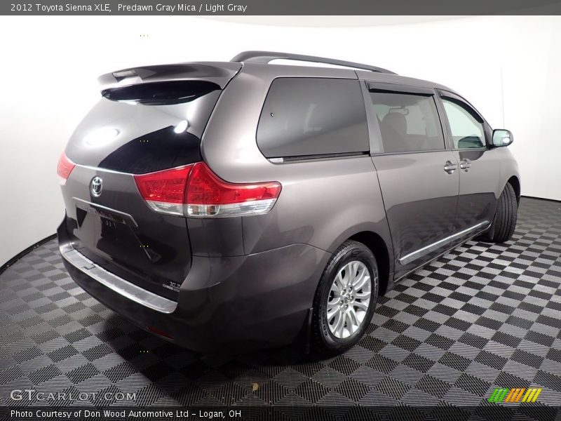 Predawn Gray Mica / Light Gray 2012 Toyota Sienna XLE