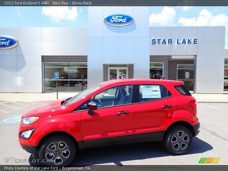 Race Red / Ebony Black 2021 Ford EcoSport S 4WD