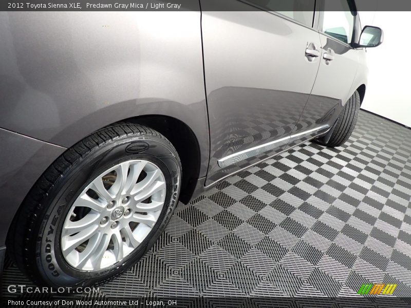 Predawn Gray Mica / Light Gray 2012 Toyota Sienna XLE