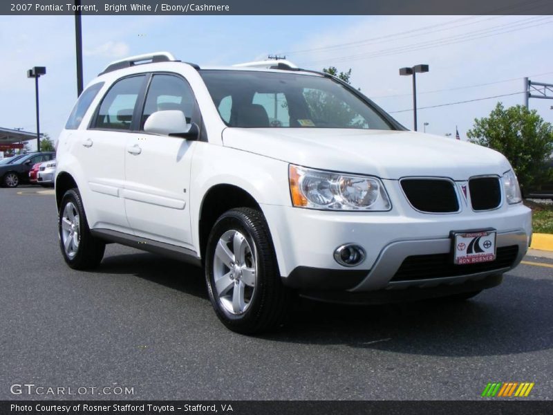 Bright White / Ebony/Cashmere 2007 Pontiac Torrent