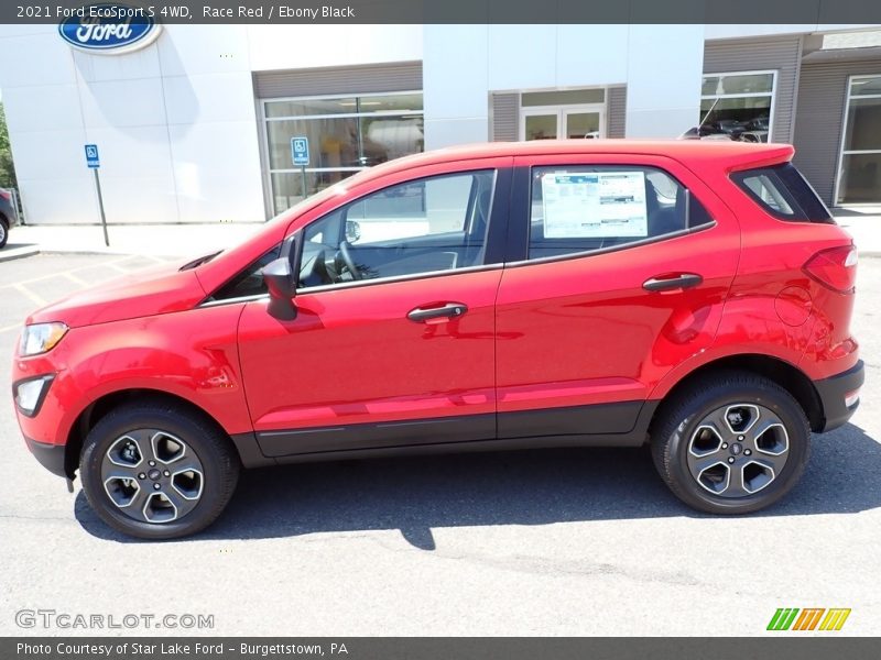 Race Red / Ebony Black 2021 Ford EcoSport S 4WD